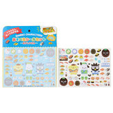 Sanrio Boyz Sushi Restaurant Dining Adventures Playable Resuable Sticker Set, Large!